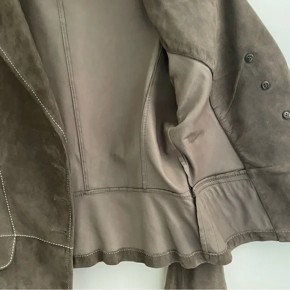 Vintage Prada Suede Blazer Jacket - Picture 7 of 7